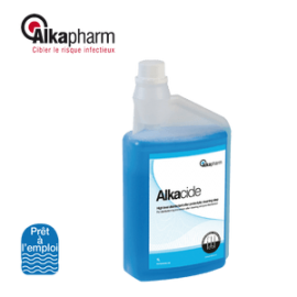 Alkacide  glutaraldehído concentrado esterilizante en frío frasco x 1 litro